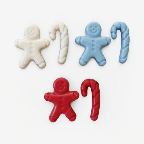 Фигурка из шоколадной глазури "Пряничный человечек с тростью" ФГ144