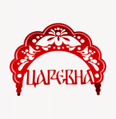Топпер декоративный акриловый "Царевна" Красный 13х11 см 