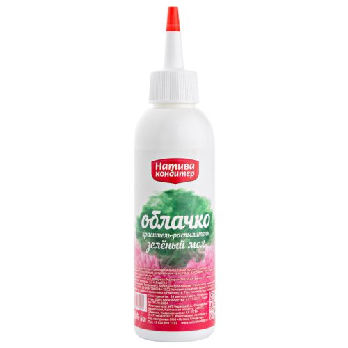 Краситель пищевой натуральный с распылителем Натива кондитер "Зелёный мох" 50 г 