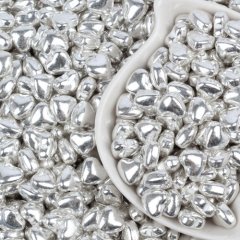 Посыпка кондитерская "Сердца серебряные" 50 г 007860