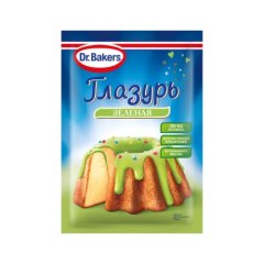 Глазурь сахарная Dr.Oetker (Dr. Bakers) Зелёная 90 г 