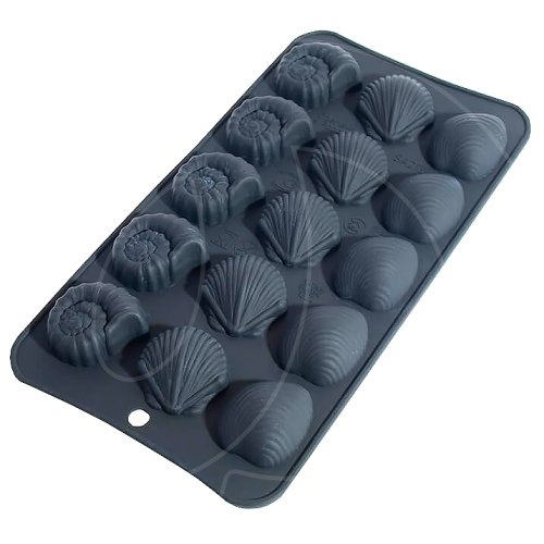 Форма силиконовая Silico "Морские ракушки" 15 шт SA2139